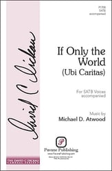 If Only the World SATB choral sheet music cover